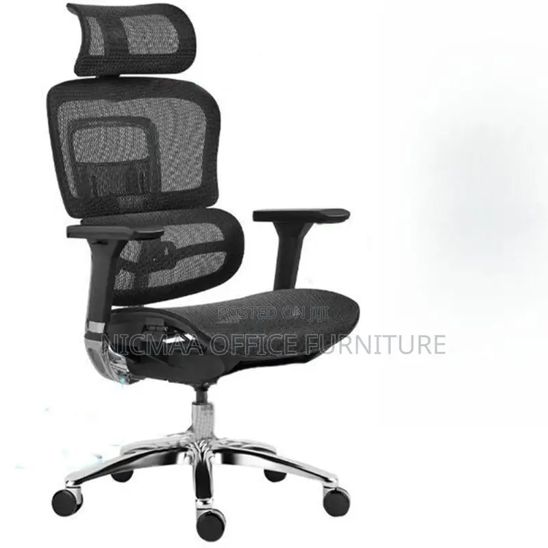 Ergonomic Headrest Mesh Seat