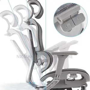 Ergonomic Headrest Mesh Seat