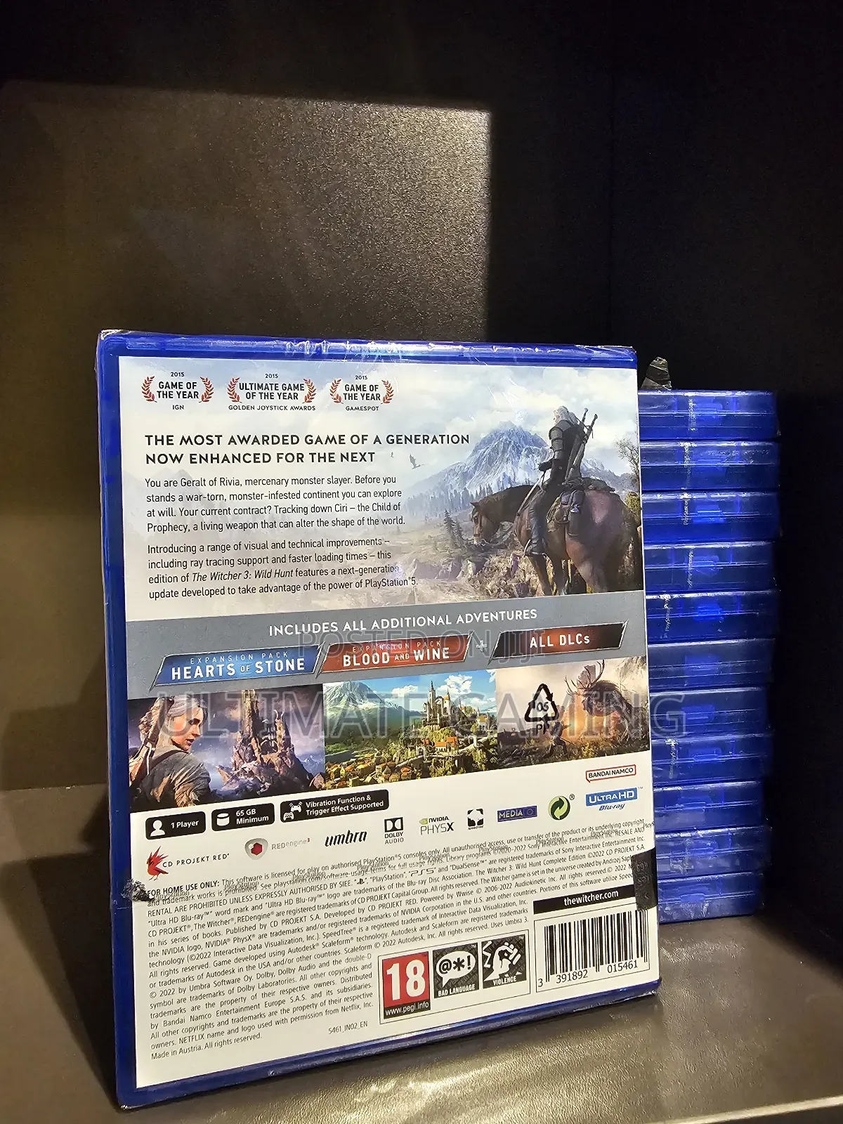 Ps5 the Witcher 3 Complete Edition