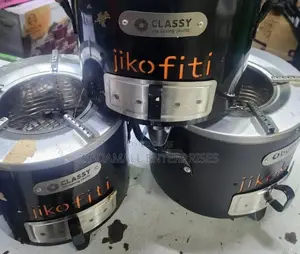 "Heavy-Duty Jiko Koa – Large Charcoal Stove for Family Cooking"