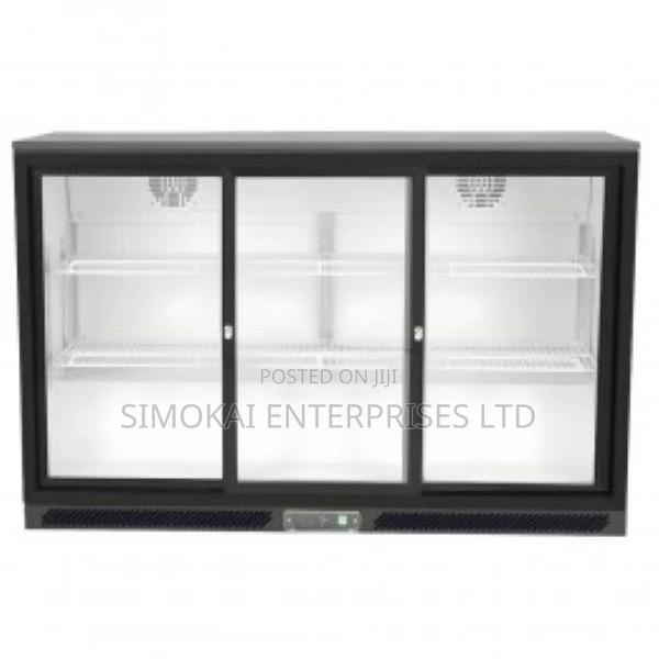 Gn-320hs Back Bar Cooler 3 Doors - main view