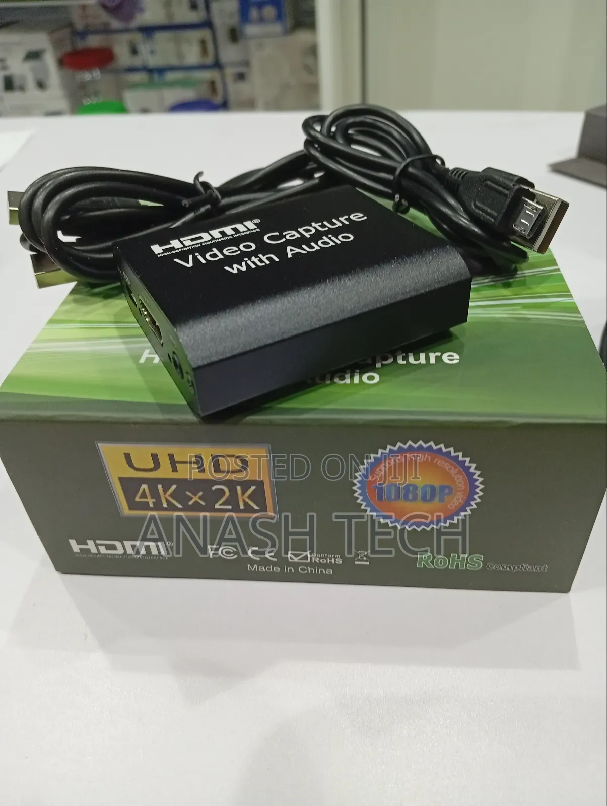 Hdmi Loop Out Usb Capture Card Device- Fast Plug and Play