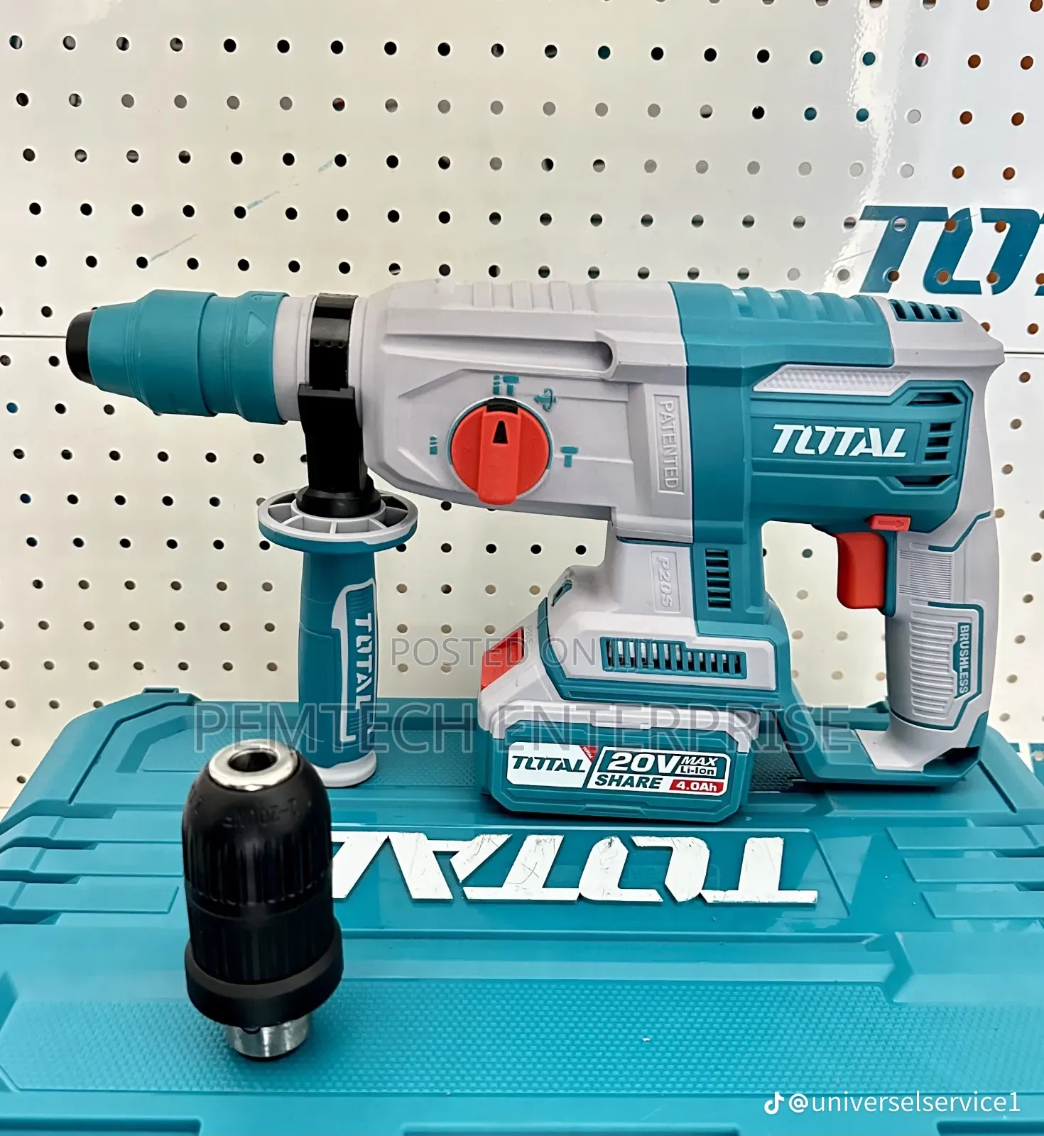 Total Cordless Rotary Hammer 20v 4.0ah