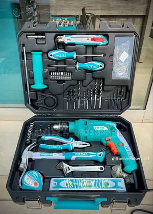 Total 115 PCS Tools Set With Electric Drill.
