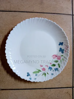 Glass Dinner Plates 6pc