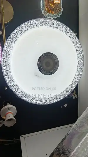Led Chadalier Light With Bluetooth Speaker