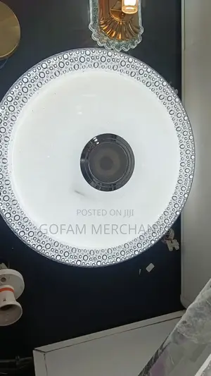 Led Chadalier Light With Bluetooth Speaker