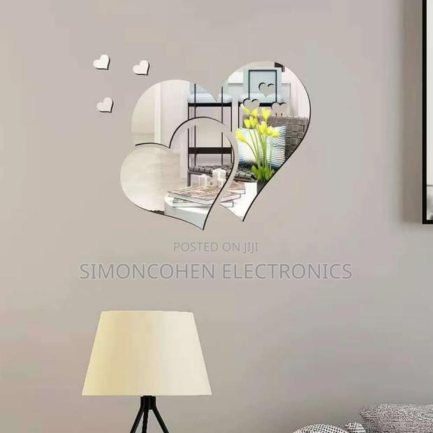 3d Heart Wall Decor Mirror - main view