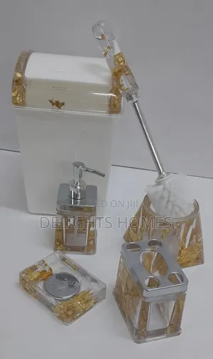 5pcs Water Shell Flower Bathroom Accessories-Alp