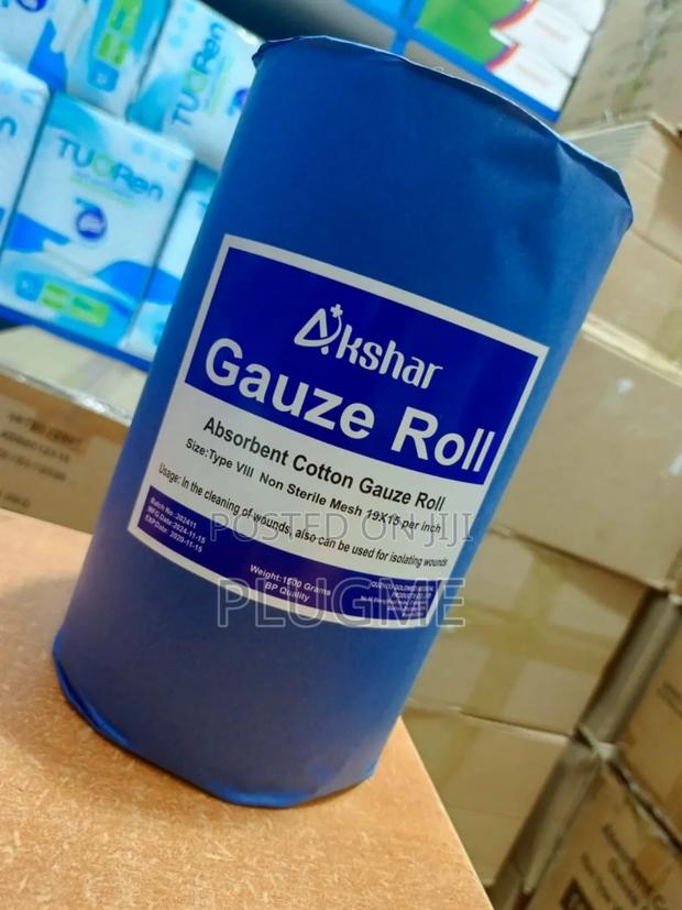 Akshar Gauze Roll Absorbent Cotton Gauze Roll 1kg