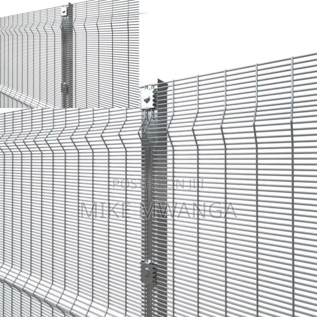 Clear Galvanized Anti Climb Fence