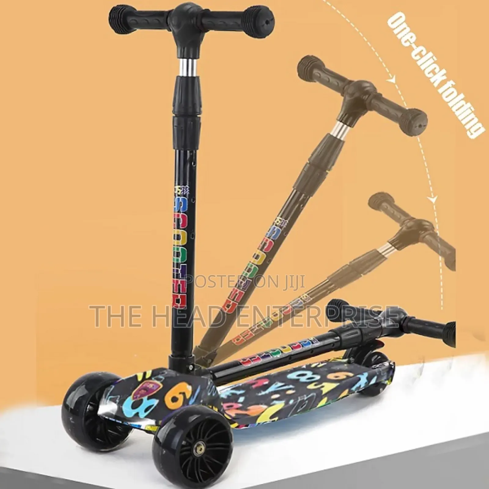 Foldable/Adjustable Handle Kids Scooter