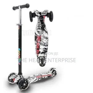 Graffiti With Removable Handle Kids Manual Scooter 7yrs