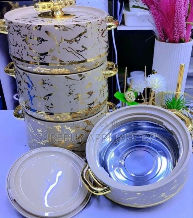 Pinnacle Chrome Insulated Hot Pots Brand New - main view