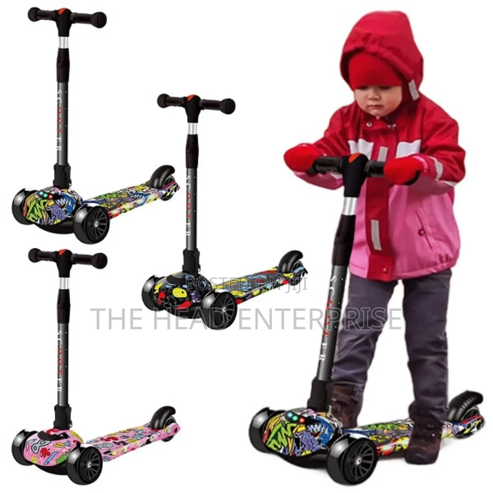 Preferred Elegant Heàvy Duty Kids Scooter Foldable Adjustable