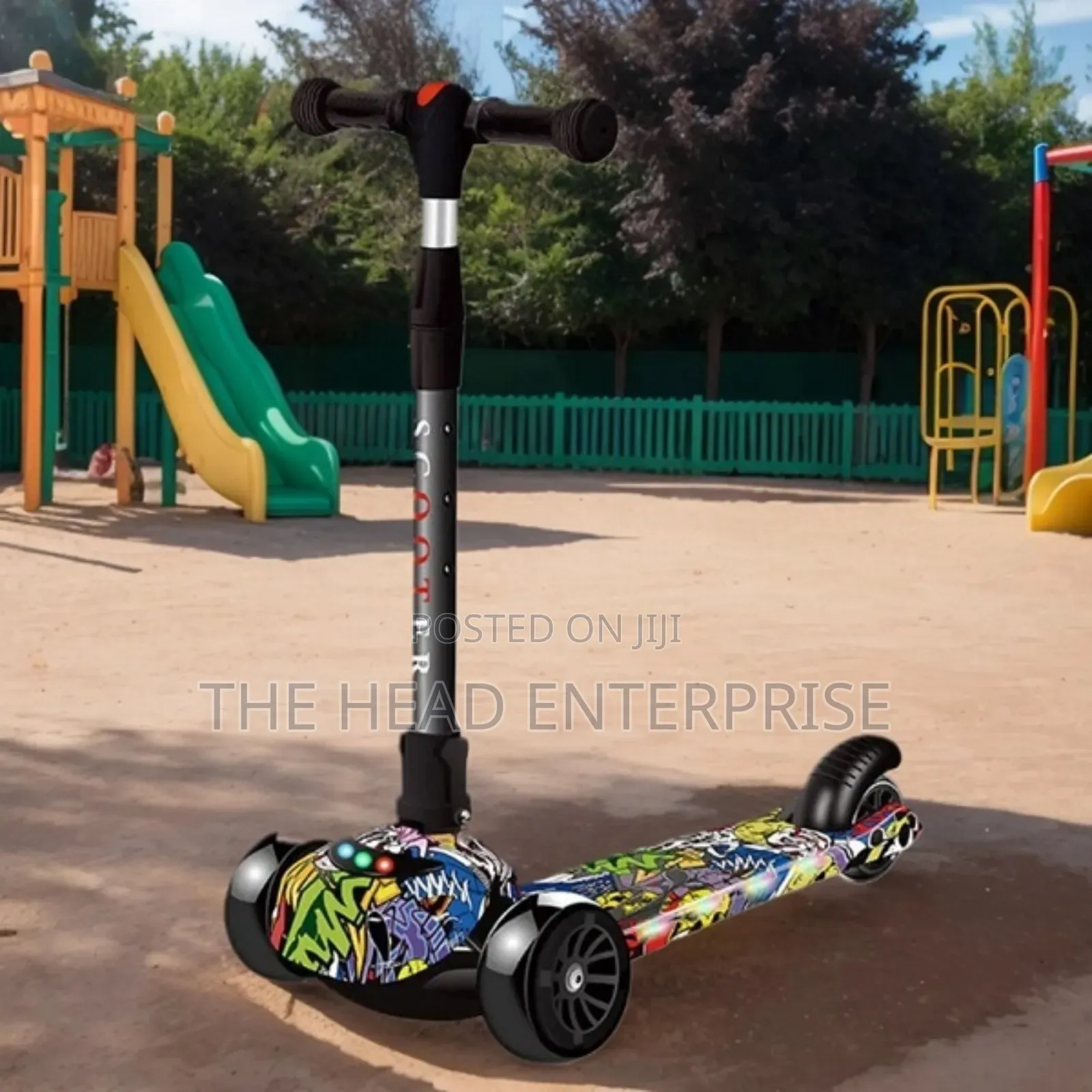 Outdoor Heavyduty With Lights on the Wheels Scooter
