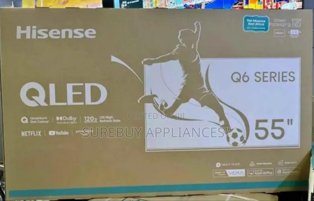Hisense 55′′ 55q6n Qled Smart Vidaa Tv