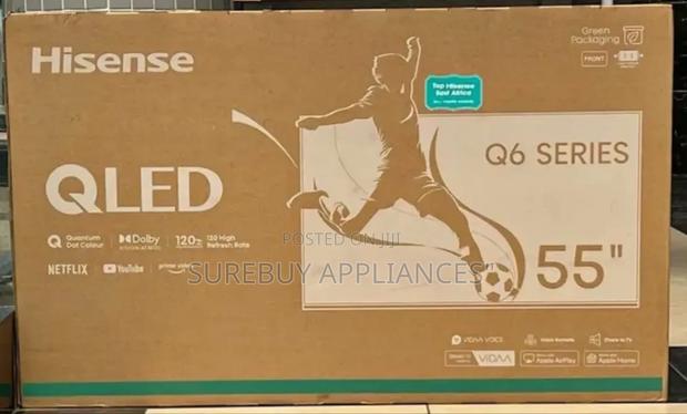 Hisense 55-Inch Q6n Qled Smart Vidaa Tv