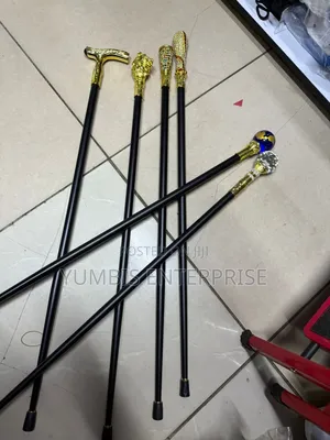 Sword Walking Sticks With Gold Handles