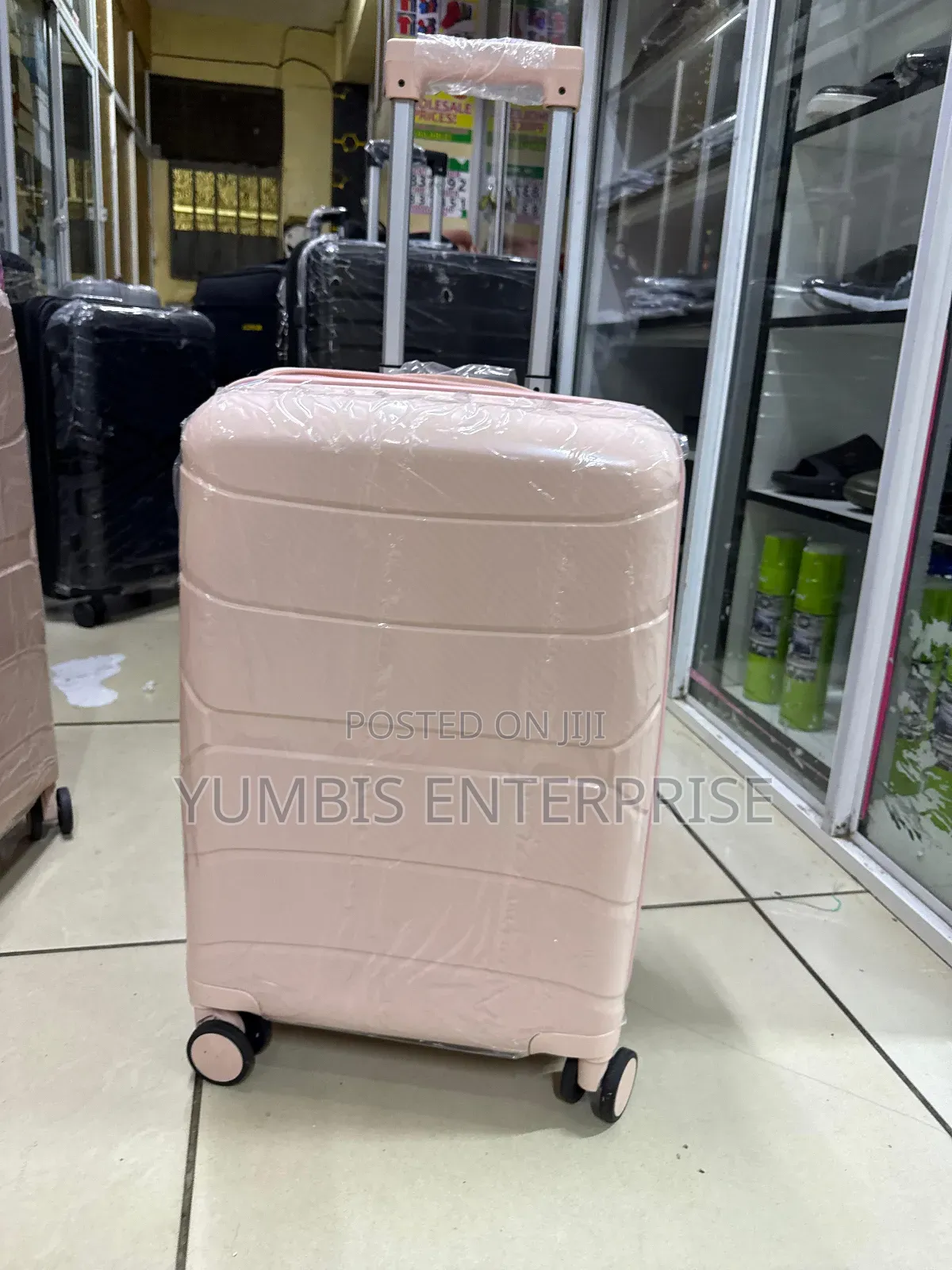 Small Suitcase in Color Peach