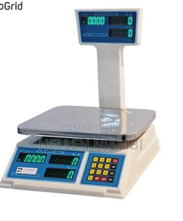 Acs 50kg Digital Electronic Price Computing Scale With Pole LCD - main view