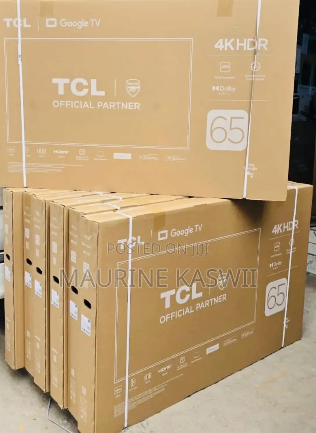TCL 65” Smart Google Ultra Hd 65v6c(2025