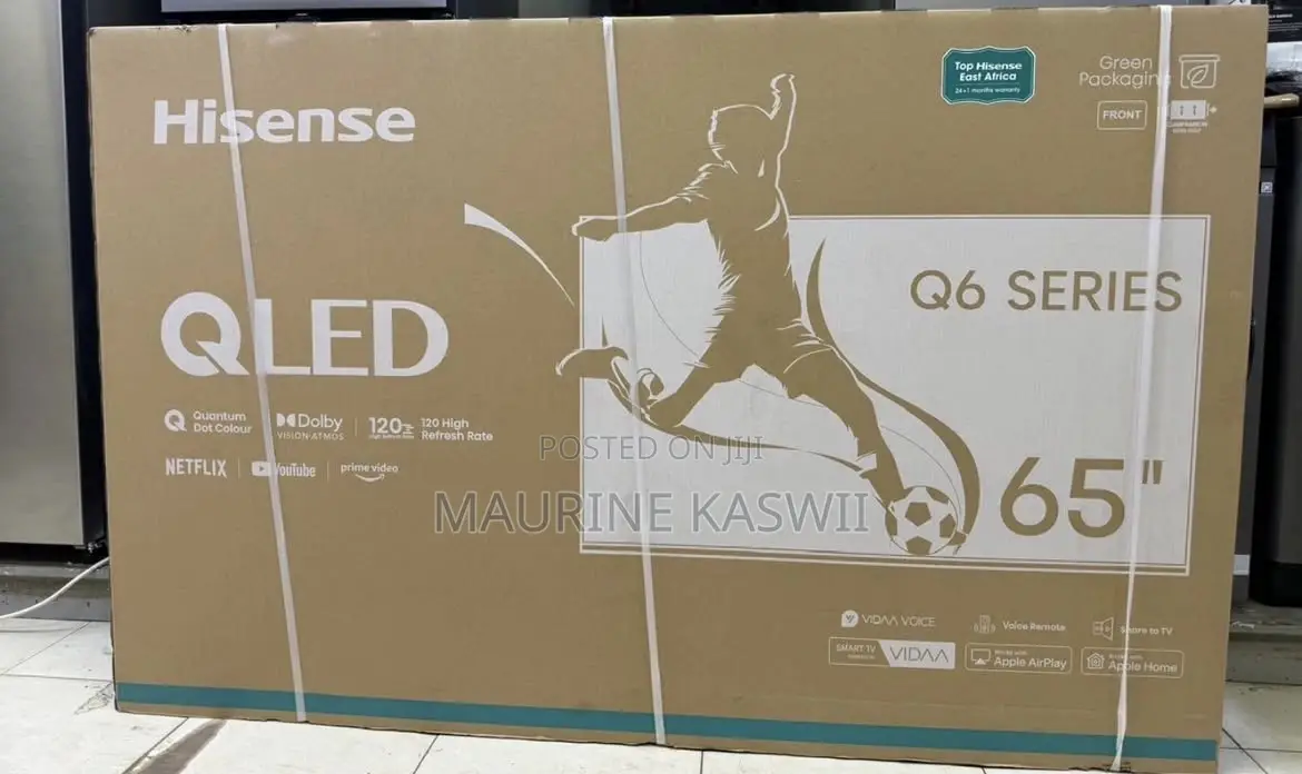 Hisense 65” Inch Qled Ultra Hd 65 Q6 With Free Guard