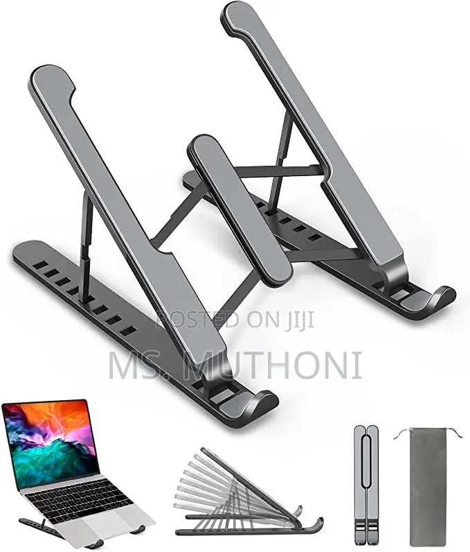 Aluminium (Metallic ) Adjustable Laptop Stand