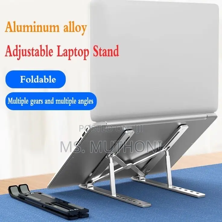 Aluminium (Metallic ) Adjustable Laptop Stand