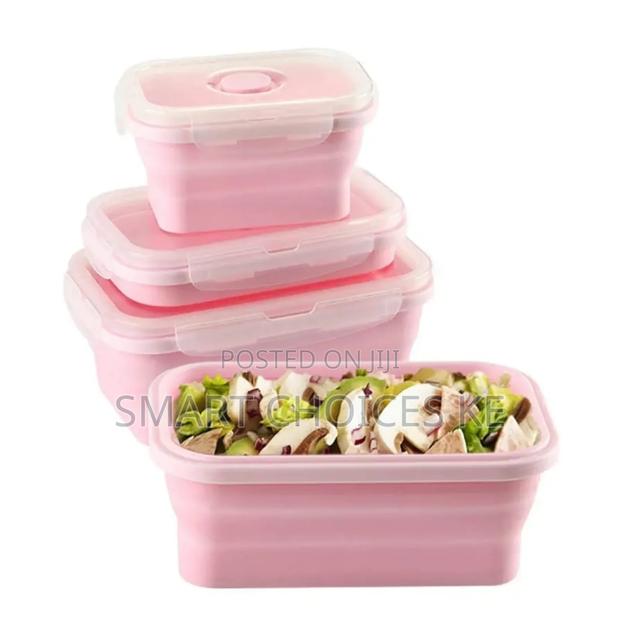 Collapsible Silicon Snack Box Capacity :1200ml