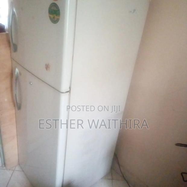 White Lg Stabilizer Double Door Fridge - main view