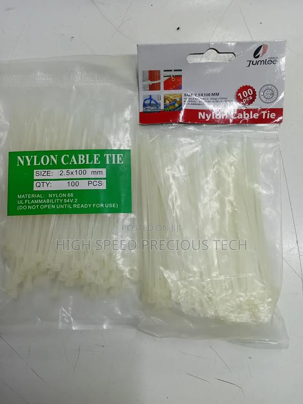 Cable Ties 2.5*100mm(4") White - thumbnail 3