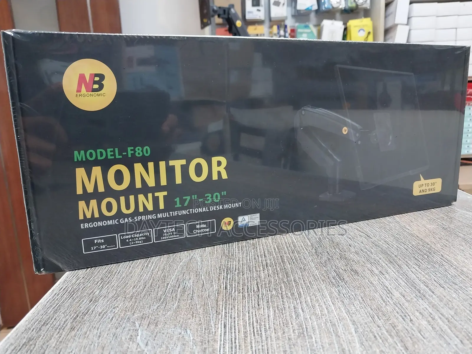 North Bayou F80 Monitor Mount Stand for 17-30-Inch Monitors