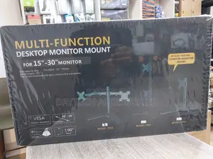 Mild Steel Black v T022 Multifunction Desktop Monitor Mount