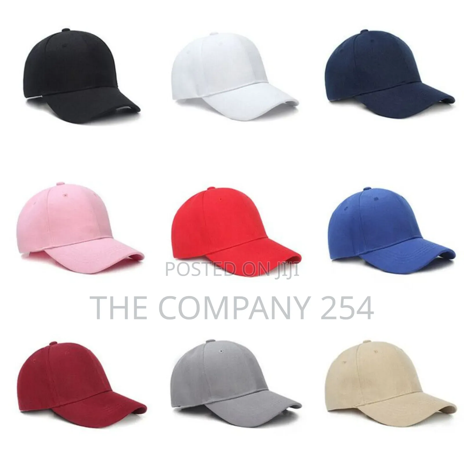 Quality Cotton Plain Baseball Unisex Caps