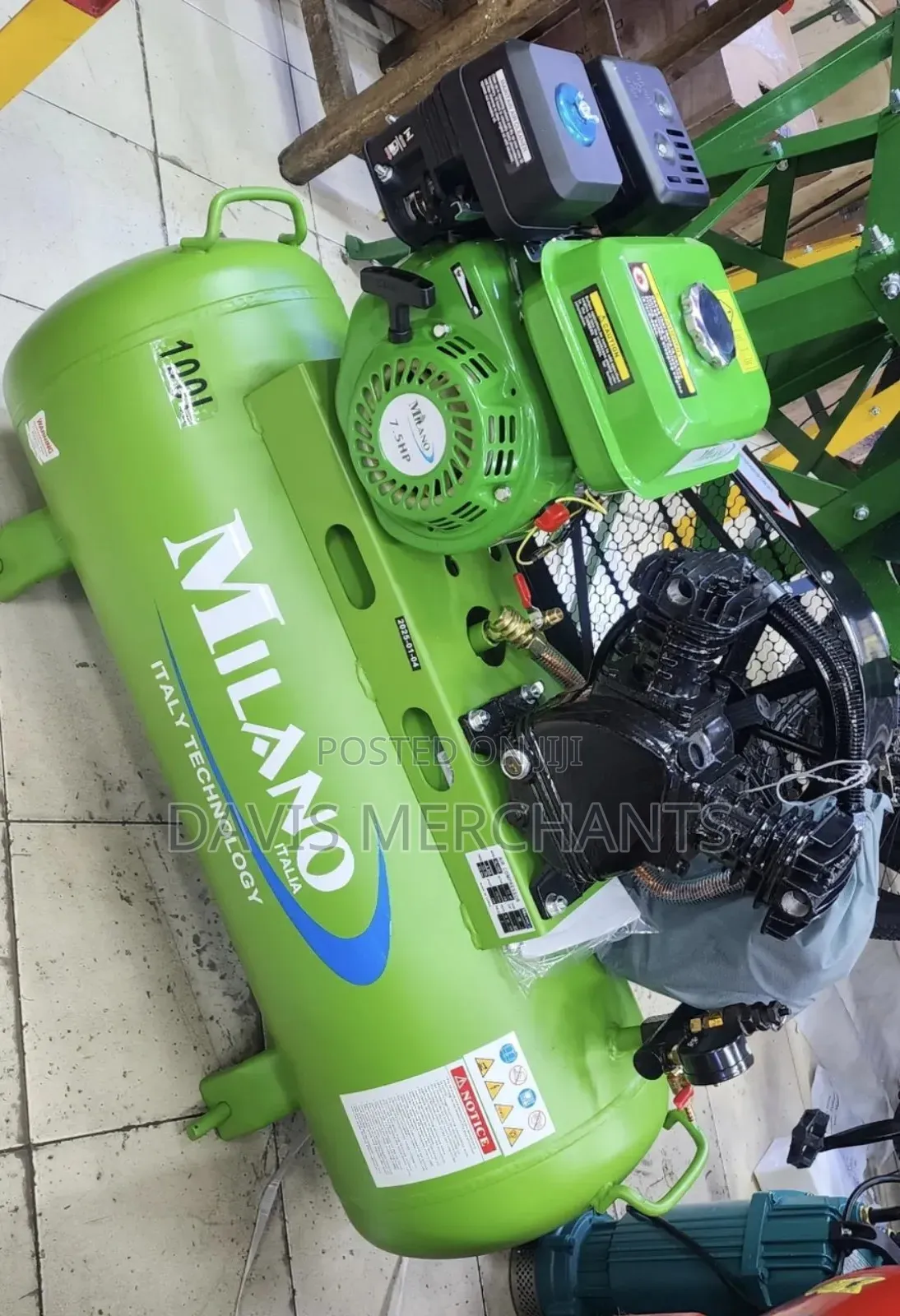 Air Compressor 100l Petrol Machine