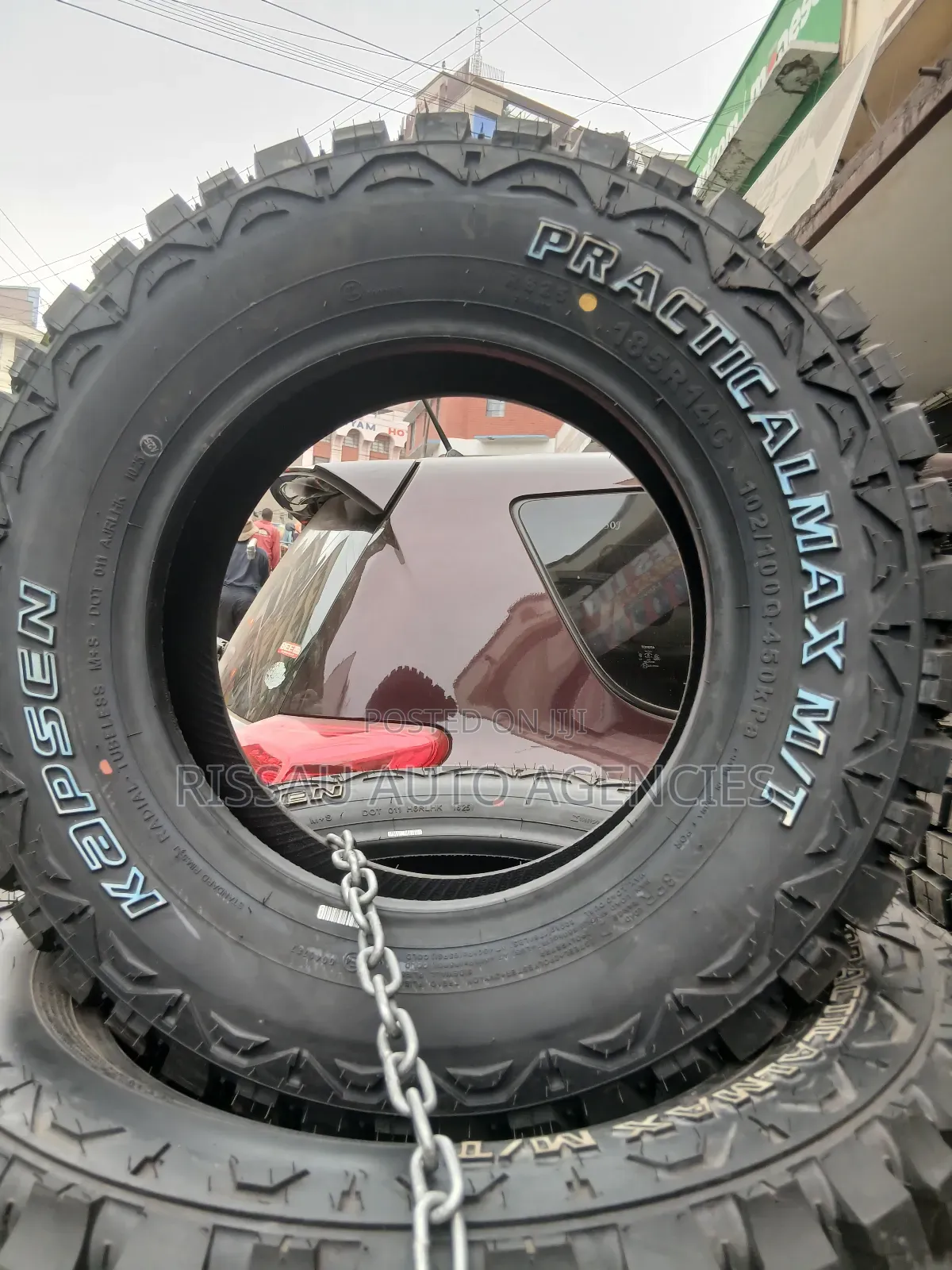 185 R 14c Kapsen Mud Terrain Tyres 8ply.