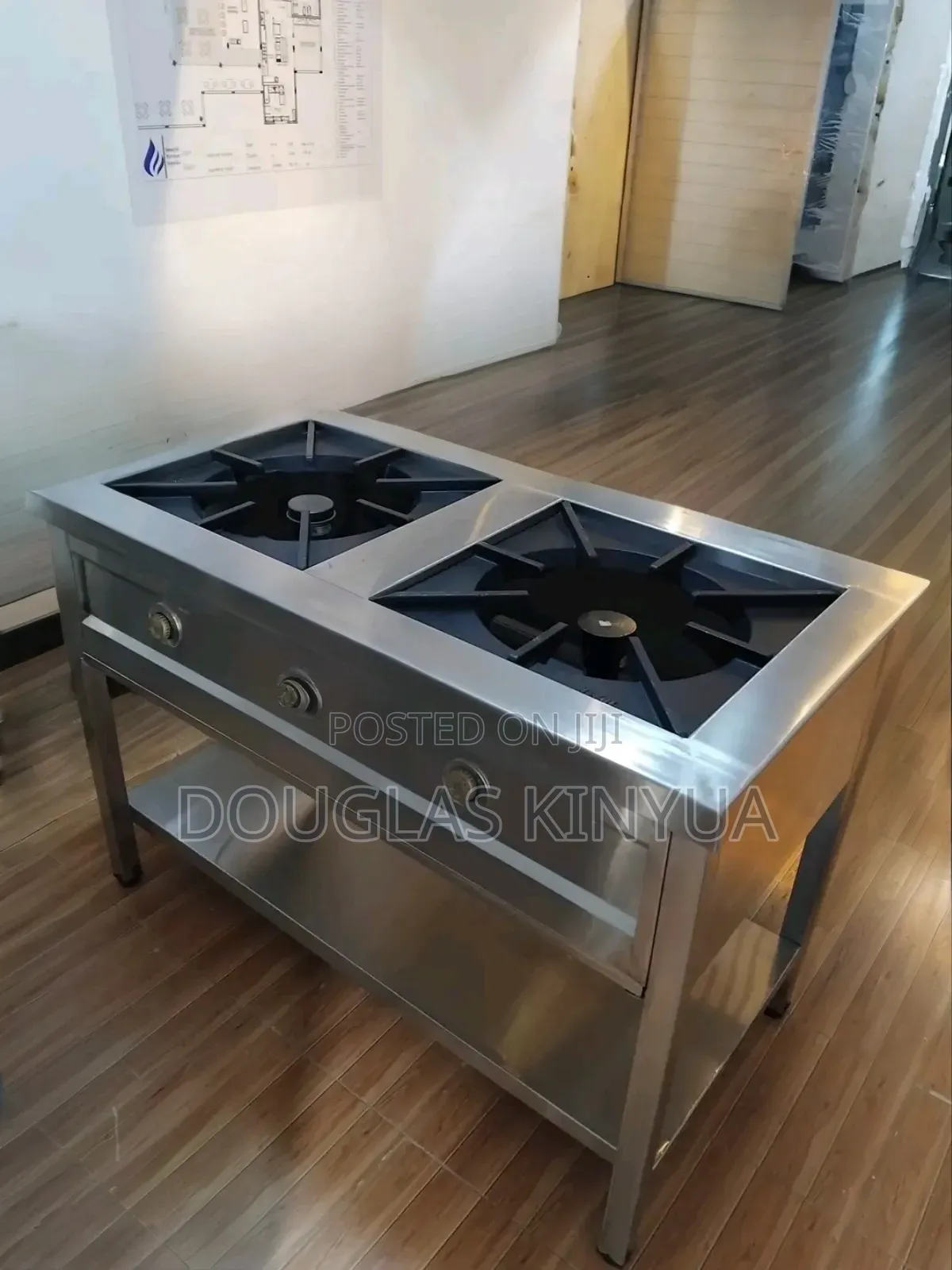 2 Stainless Steel Commercial High Pressure Gas Cooker