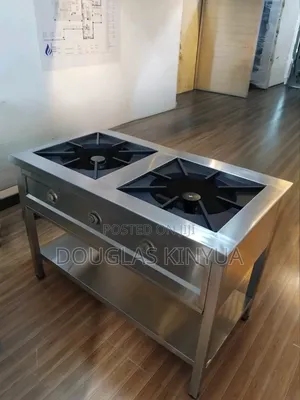 2 Stainless Steel Commercial High Pressure Gas Cooker