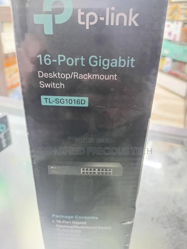 Dlink/Tplink 16port Switch Gigabit Rackmount - thumbnail 3