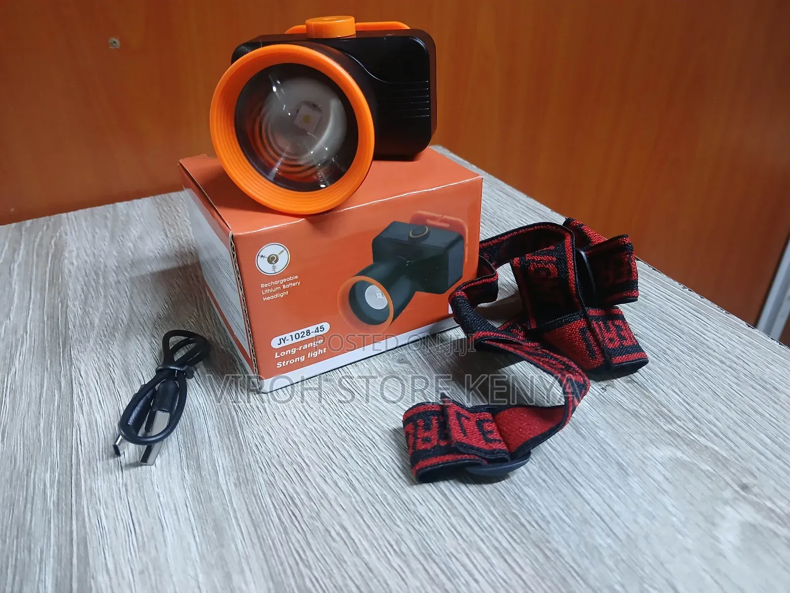 Head Lamp Torch for Camping With Zoom