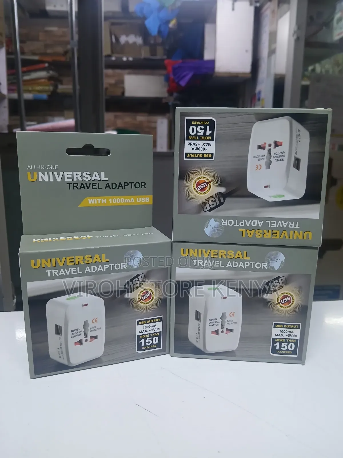 Universal Travel Adapter With Usb