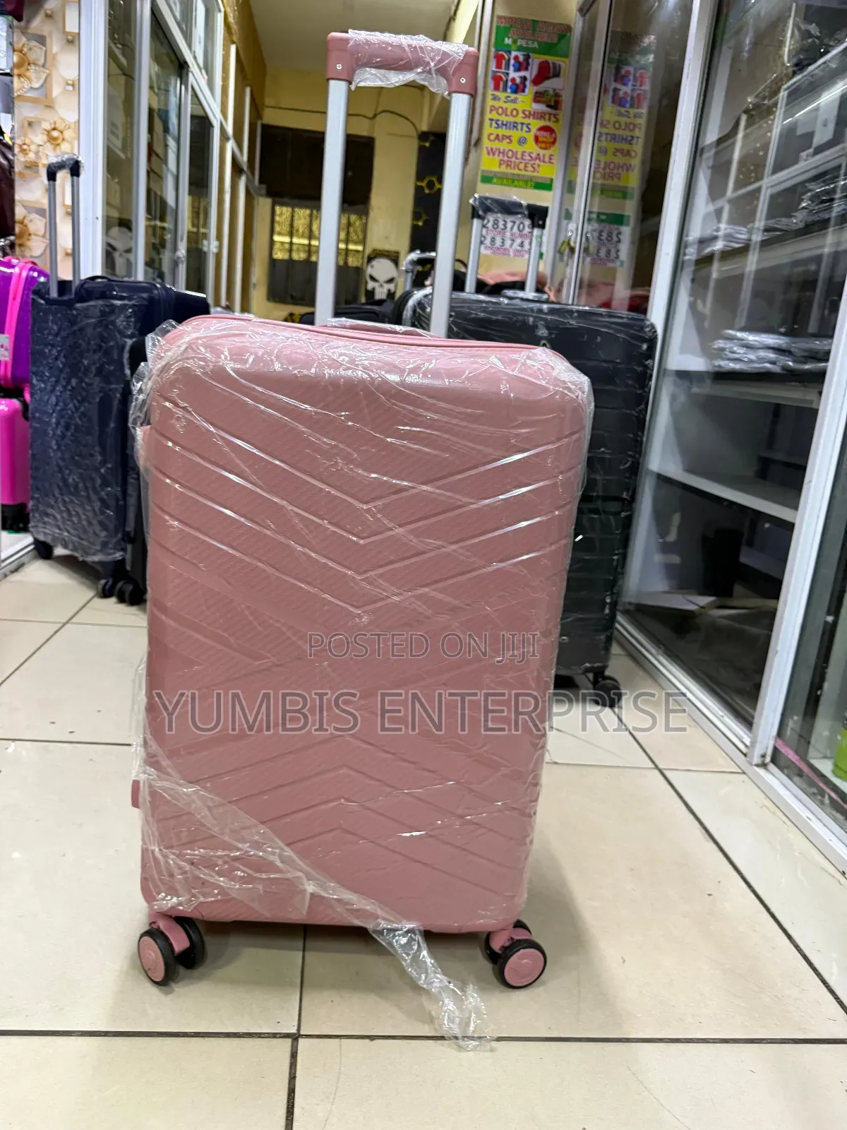 Medium Suitcase in Pink