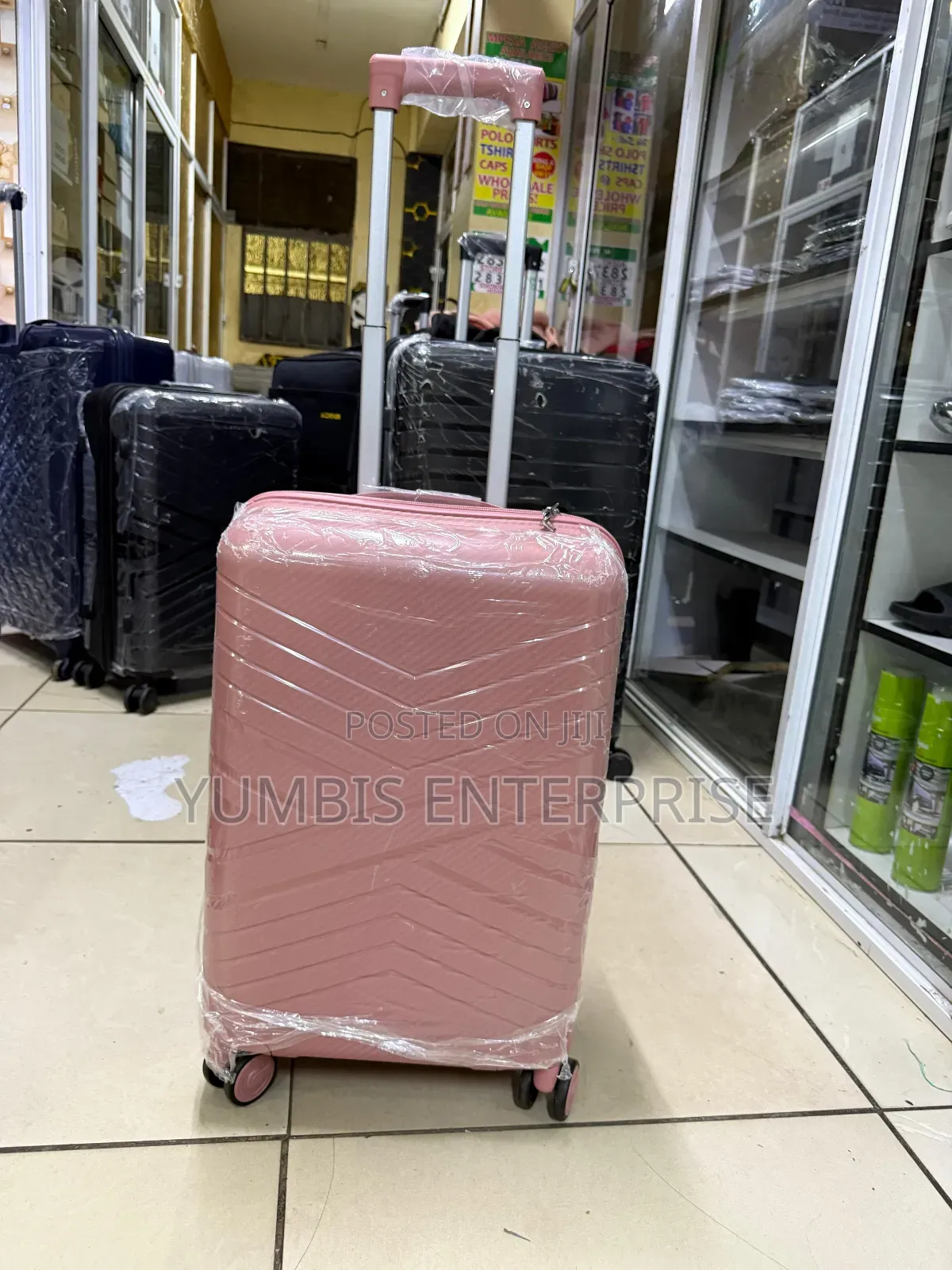 Small Size Suitcase in Pink Ish Colors