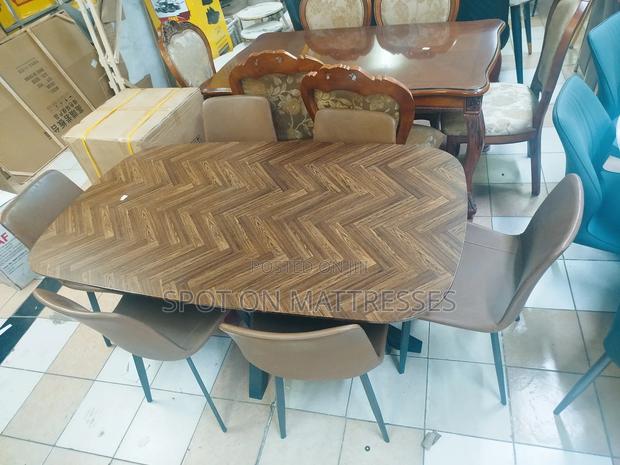 Just Wow! 6 Chairs Dining Table Set + Free Delivery. - main view