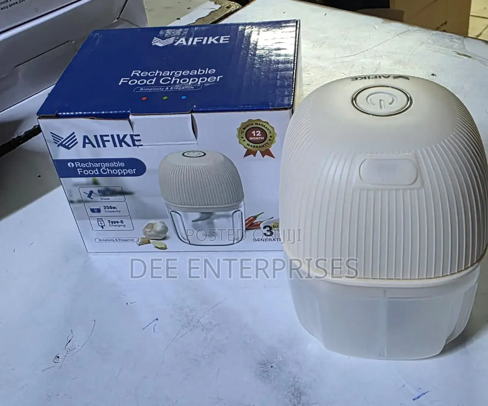 Rechargeable Food Chopper 250ml