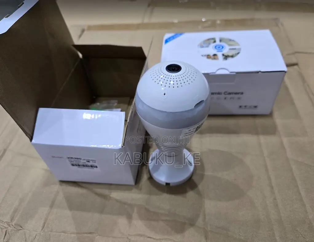 360° Surveillance Smart Nanny Bulb Camera