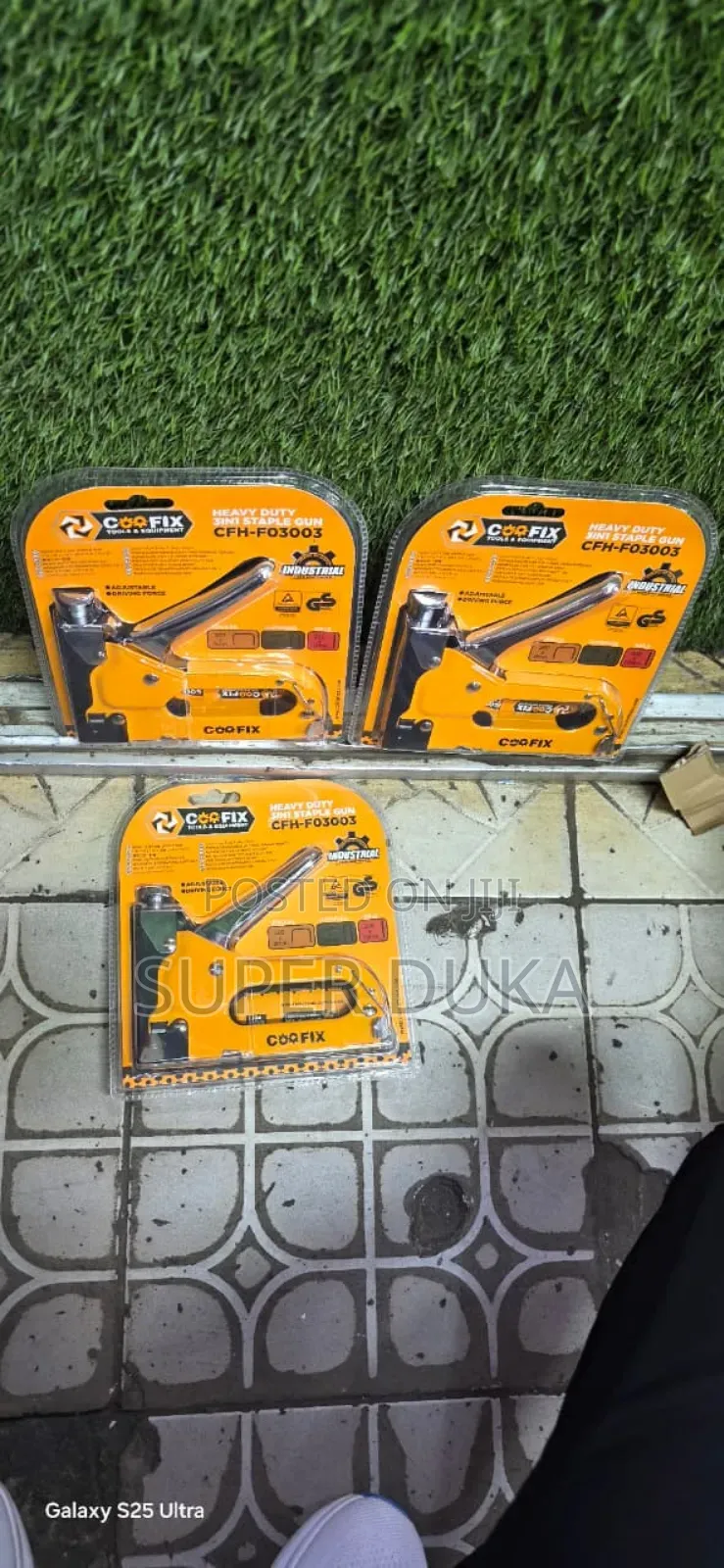 Heavy Duty Industrial Staple Gun, Coofix CFH-F03003