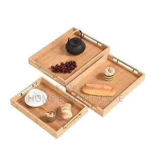 *Multifunctional Big Sized 3in1 Bamboo Serving Trays*