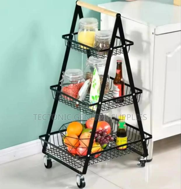 *3tier Multifunctional Rack With Wheels* - main view
